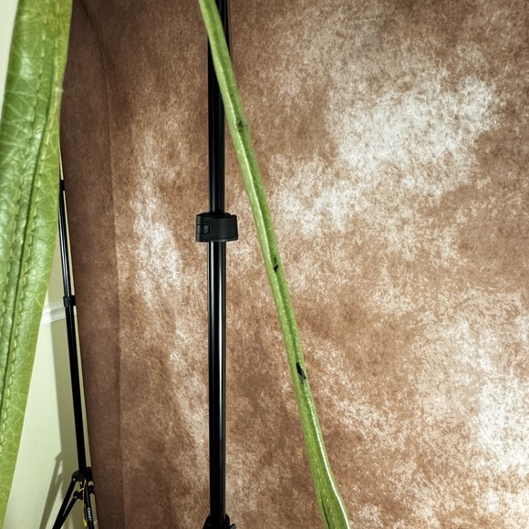 Vintage 60s Pistachio Green Frame Handbag Retro Kelly Style Top Handle - Picture 11 of 11